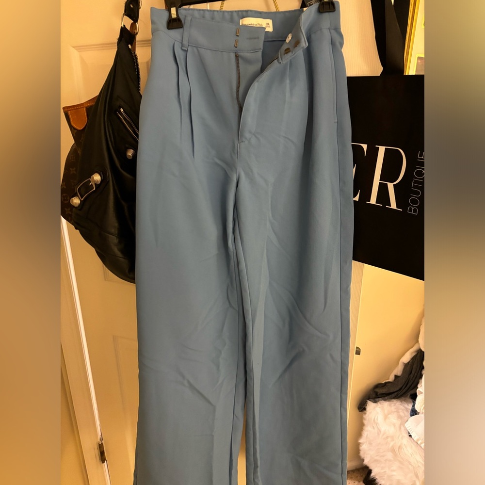 Blue Abercrombie Trousers never worn new with tag - XST